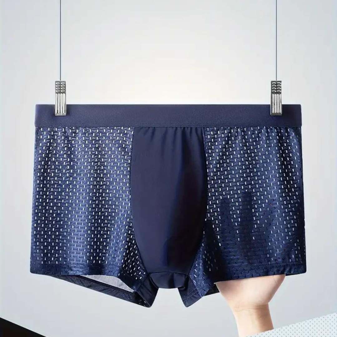 Boxer em fibra de bambu para homem