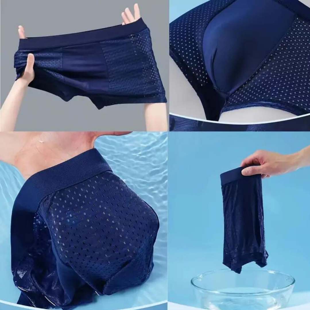 Boxer em fibra de bambu para homem
