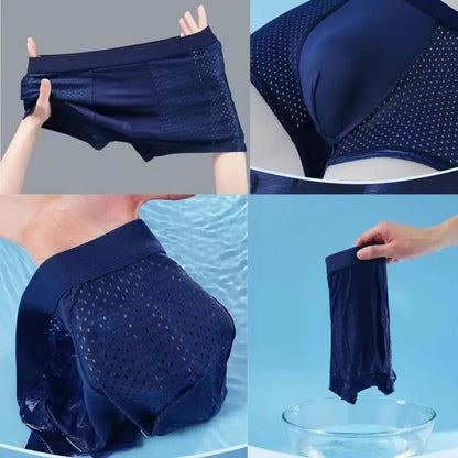 Boxer em fibra de bambu para homem