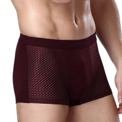 Boxer em fibra de bambu para homem